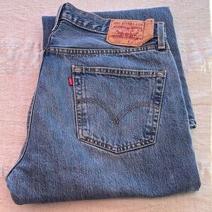 Levi's Blue Straight Jeans Classic Denim